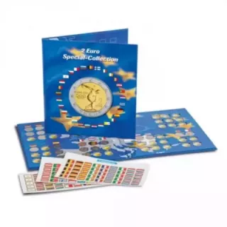 Álbum para monedas Presso, Euro-Collection para monedas de 2 Euros Leuchtturm