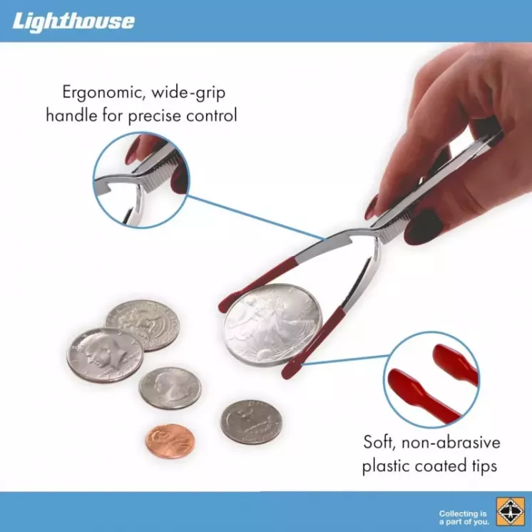 Pinza para monedas